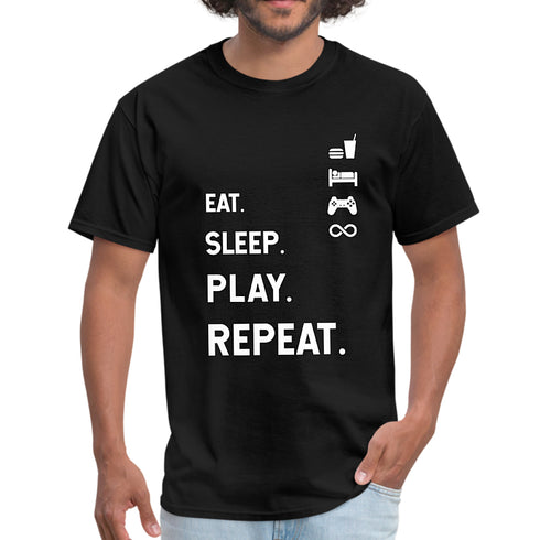 Eat Sleep Play Repeat Basic T-Shirt